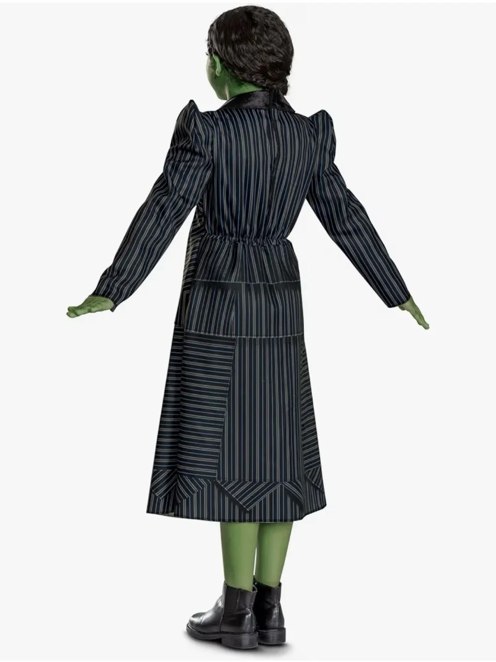 NEW Wicked Elphaba Shiz University Pinstripe Girls Halloween Costume